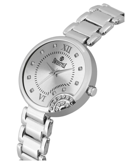 Swisstyle Stainless Steel Round Womens Watch