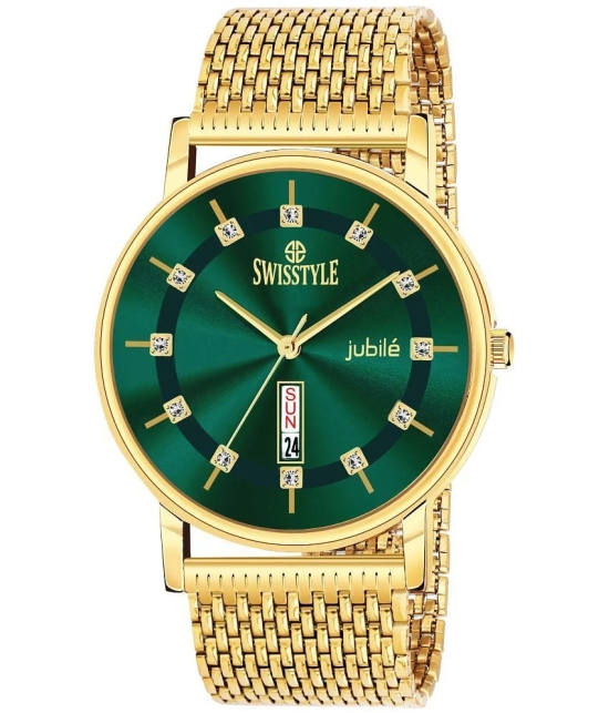 Swisstyle Gold Metal Analog Mens Watch