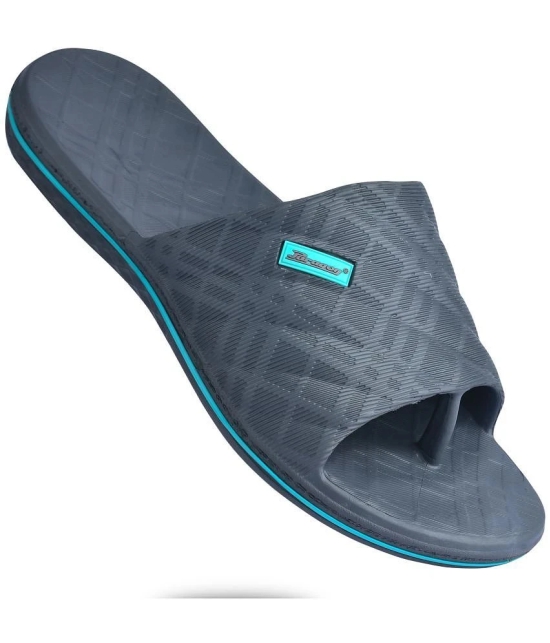 Paragon Grey Mens Slide Flip Flop - None