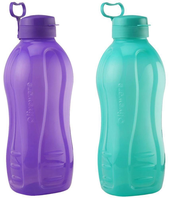 Oliveware Multicolor Water Bottle 2000 mL ( Set of 2 ) - Multicolor