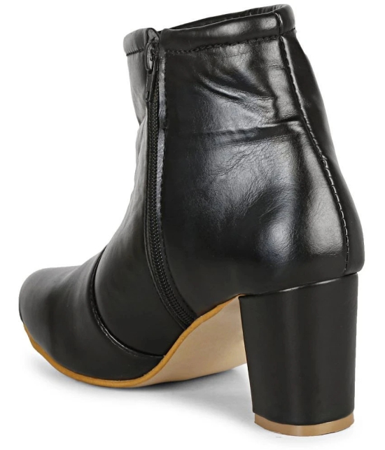 Saheb - Black Womens Ankle Length Boots - None