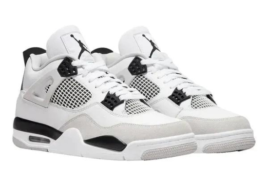 Retro 4 White Black-5