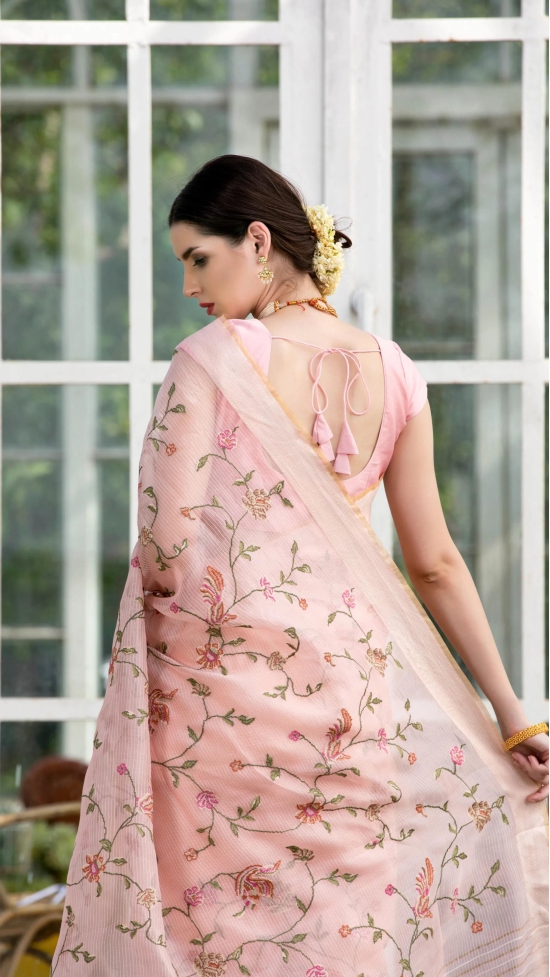 Organza saree