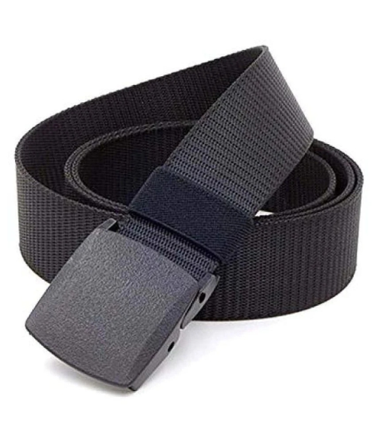 Livisorb - Black Fabric Mens Casual Belt ( Pack of 1 ) - Free Size