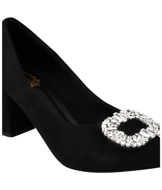 Shoetopia - Black Women''s Pumps Heels - None