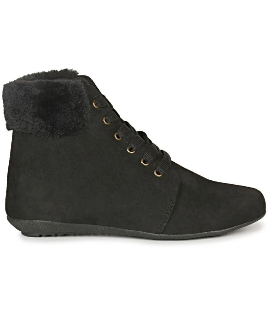 Saheb Black Womens Ankle Length Boots - None