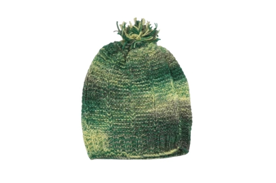 SARAS Aajeevika, Handwoven | woolen Cap | SHG Product | Himachal Pradesh | Winter & Outdoor |Warm & Stylish | Green & Yellow