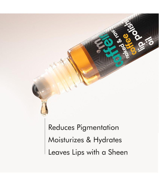 mCaffeine Coffee Lip Polishing Oil for Pigmented & Dry Lips - 100% Vegan