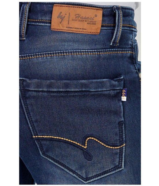 HJ HASASI Blue Regular Fit Jeans - None