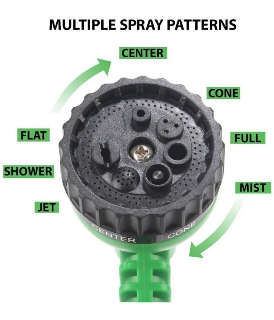 7 Function Highpressure Water Gun for Car and Bike and Gardening Cleaning (Water Pressure Depends On Tap Water Flow)