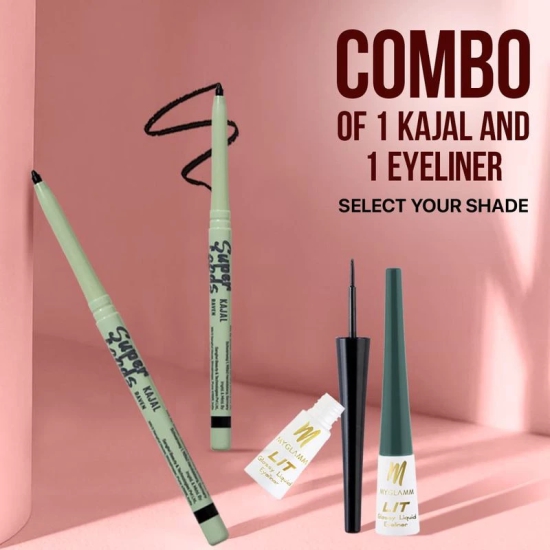 Kajal & Glossy Eyeliner Duo