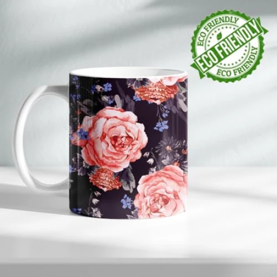 ForVano Beautiful Mug Featuring a Vibrant, Abstract Design with a Gradient of Colors