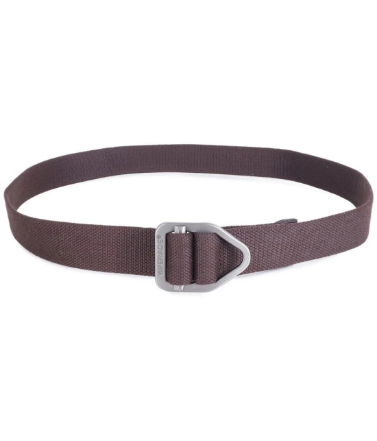 Zacharias - Brown Canvas Mens Casual Belt ( Pack of 1 ) - None