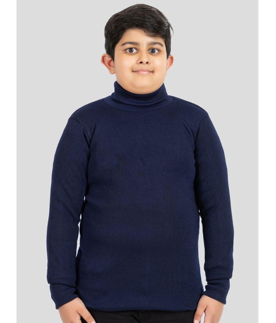 YHA - Navy Woollen Boys T-Shirt ( Pack of 1 ) - None