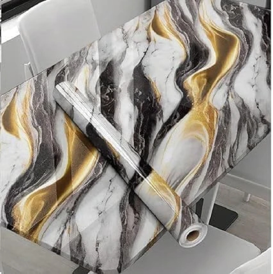 BLACK GOLD MARBLE FOIL New Black Gold Marble Wallpaper