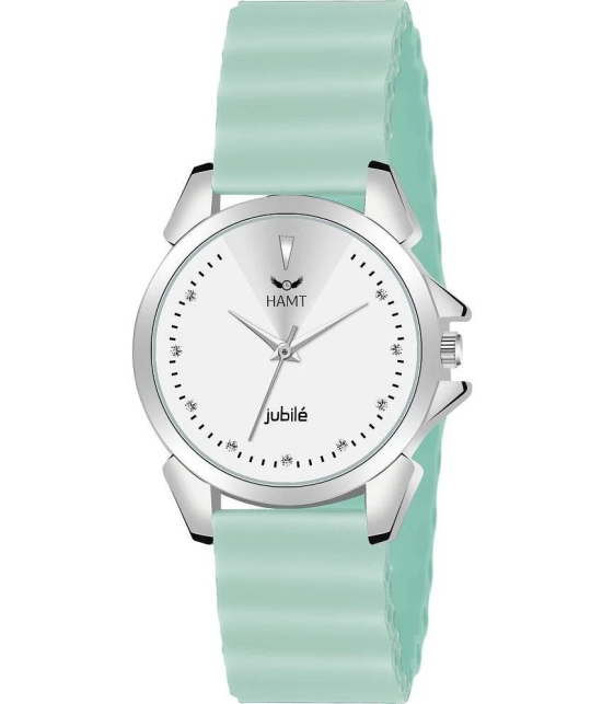 HAMT Green Silicon Analog Womens Watch