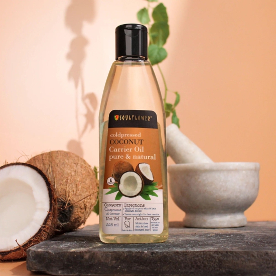 Pure Coconut Oil for Hair & Skin Nourishment