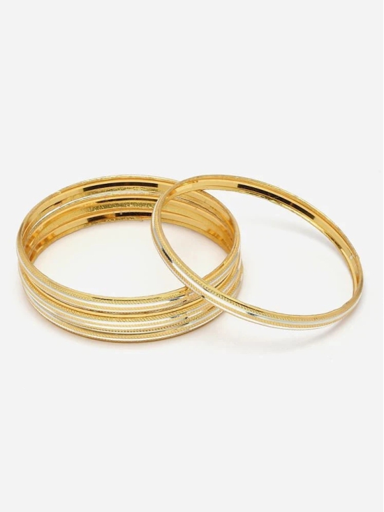 Zeneme Gold Bangle ( Pack of 4 ) - None