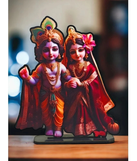 Saf Wood Radha Krishna Idol ( 24 cm )