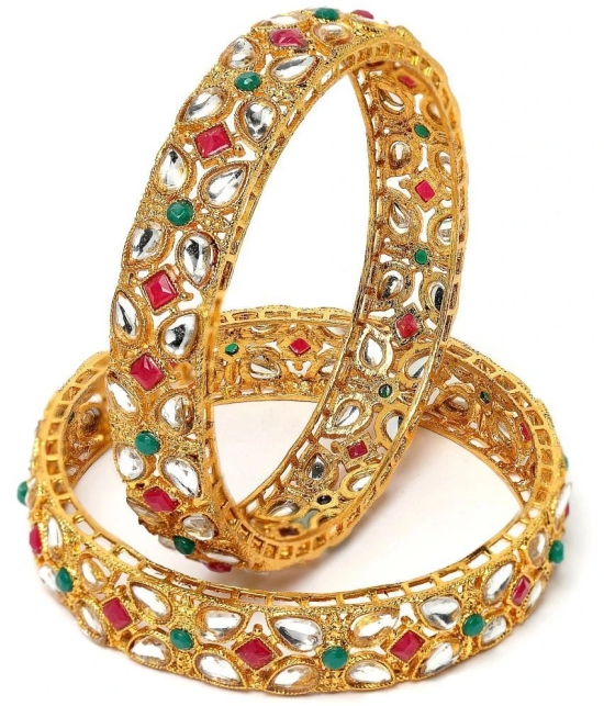 Sukkhi Multicolor Bangle Set ( Pack of 2 ) - None