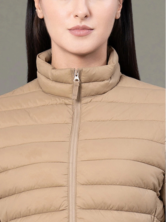 RedTape Stand Collar Padded Jacket for Women | Lightweight & Enhanced Comfort