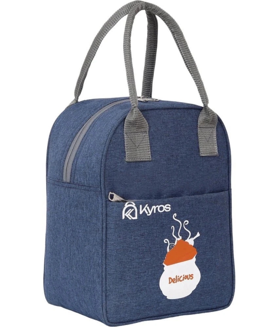 Kyros Blue Polyester Lunch Bag Pack of 1 - Blue