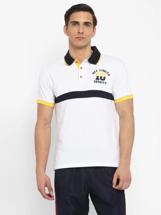 Men Varsity 10 Cotton Polo-M / Navy