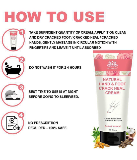 Intimify Foot Crack Cream, Heel Crack Cream, Foot Care Foot Cream ( 50 g )