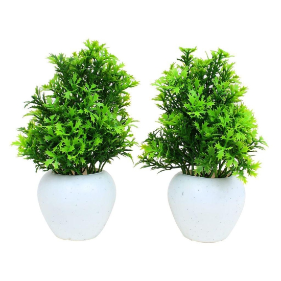 KSI Artificial Bonsai Plants Tree with Pot Vase for Home Office Table Living Room Decoration Gifting Purpose & Diwali Decor