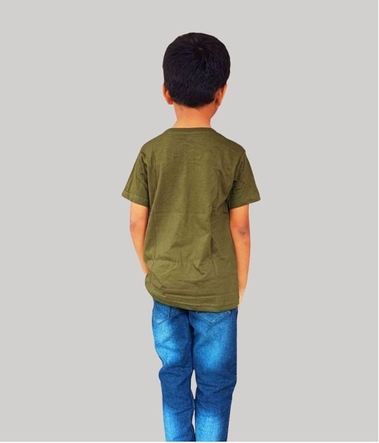 ferocious - Olive Cotton Boy's T-Shirt ( Pack of 1 ) - None