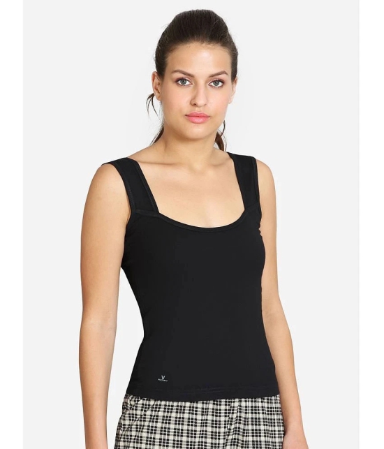 VStar Cotton Camisoles - Black Single - None