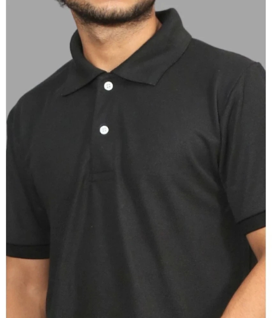 Forbro - Black Cotton Regular Fit Mens Sports Polo T-Shirt ( Pack of 1 ) - None