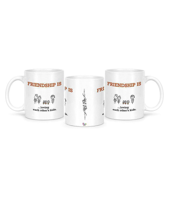 Idream Quote Printed Ceramic Coffee Mug 1 Pcs 330 mL - White