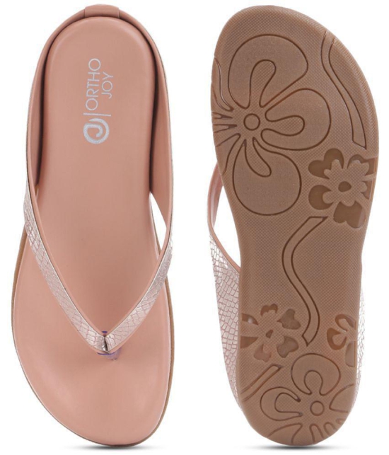 ORTHO JOY - Pink Women's Flats - None