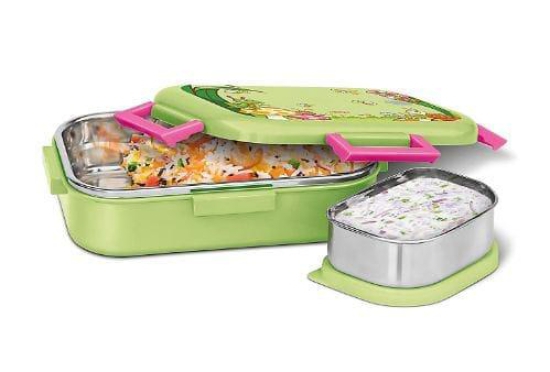 MILTON New Flatmate Inner Stainless Steel Tiffin Box, 700 ml, | Food Grade | School Lunch Box | Picnic