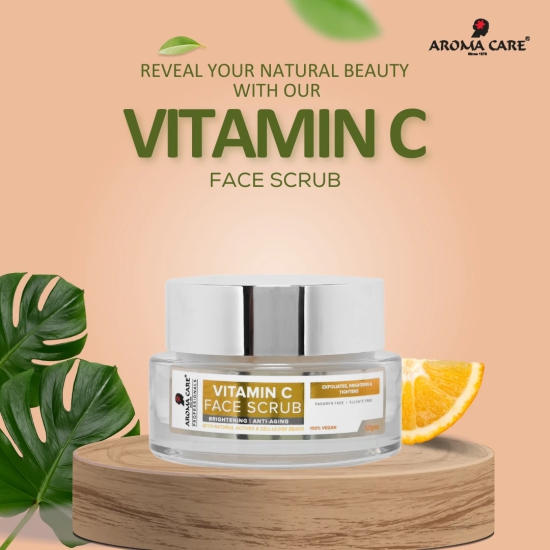 Aroma Care Pro Vitamin C Face Scrub, 50 gm