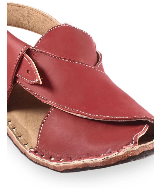 Apratim Red Mens Mule - None