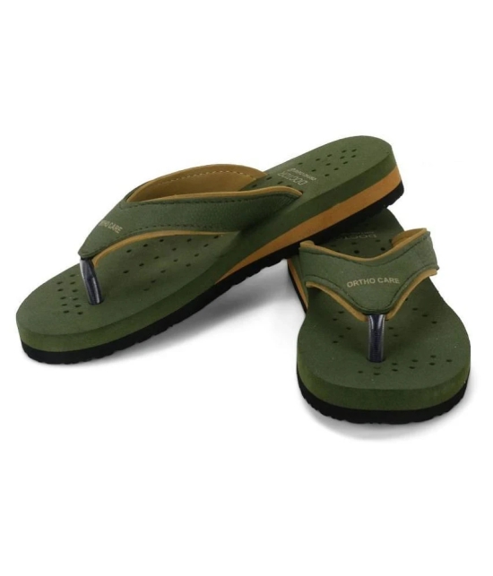 DOCTOR EXTRA SOFT - Olive Womens Thong Flip Flop - None