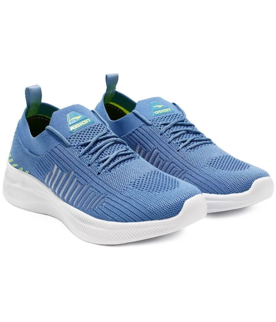 ASIAN - HATTRICK-32 Blue Mens Sports Running Shoes - None