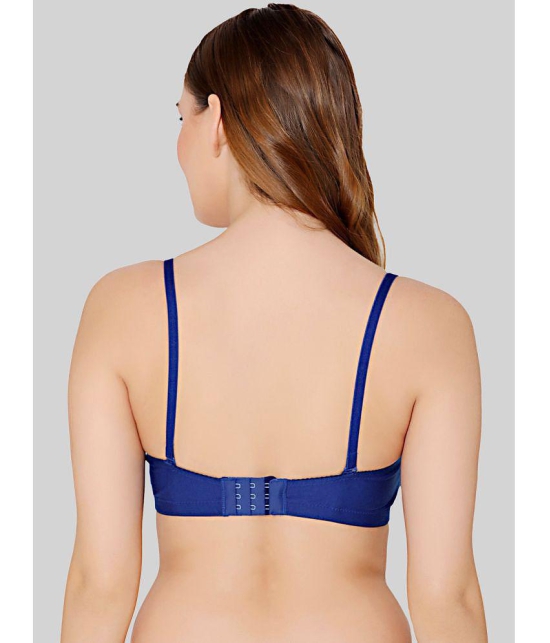 Bodycare Blue Cotton Heavily Padded Womens Everyday Bra ( Pack of 1 ) - None