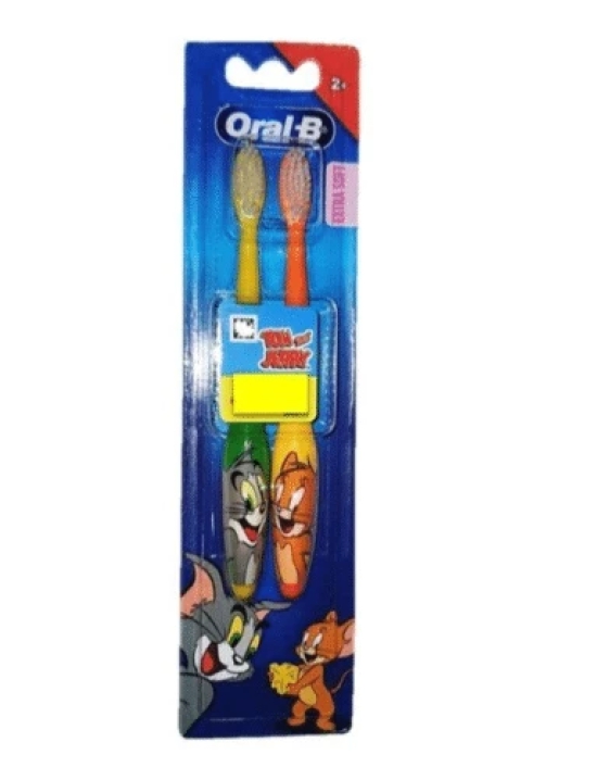 Oral-B Tom & Jerry Extra Soft Kids Toothbrush 2pc