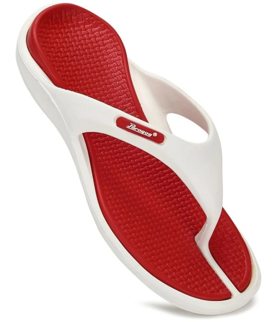 Paragon - Red Mens Slide Flip Flop - None