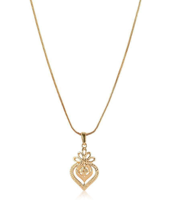 gilher - Gold Plated Chain ( Pack of 1 ) - Golden