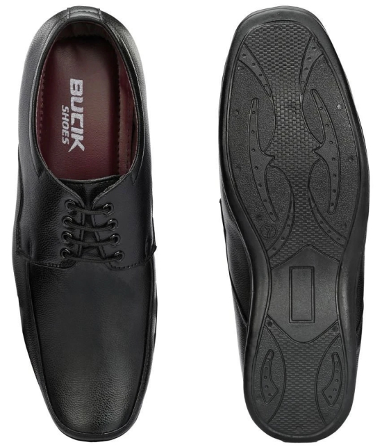 Bucik Black Mens Derby Formal Shoes - None