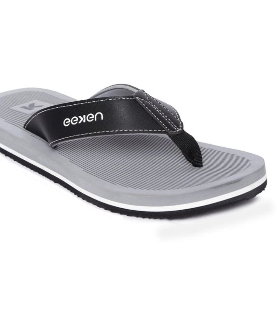 Paragon Grey Mens Thong Flip Flop - None