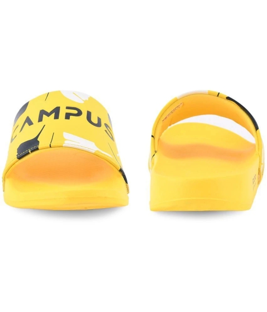 Campus - Gold Mens Slide Flip Flop - None