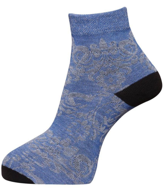 Dollar - Multicolor Cotton Womens Ankle Length Socks ( Pack of 3 ) - None