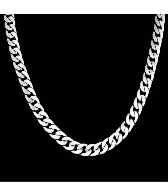 FASHION FRILL - Silver Plated Chain ( Pack of 1 ) - Silver