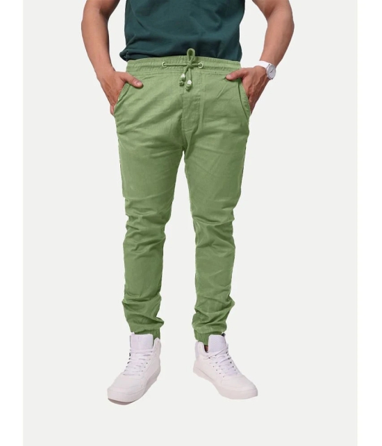 Radprix Regular Flat Mens Joggers - Light Green ( Pack of 1 ) - None