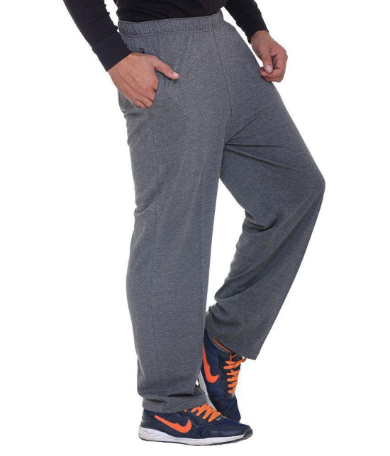 Vimal Jonney Grey Cotton Blend Trackpant - XL